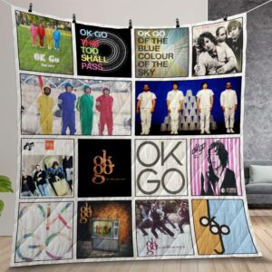 OK GO Quilt Gift For Christmas Birthday Thanksgiving Version 1