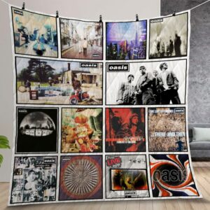 Oasis Album Covers Quilt Gift For Christmas Birthday Thanksgiving