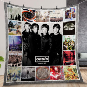 Oasis Albums Cover Poster Quilt For Birthday Christmas