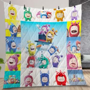 Oddbods Quilt Gift For Christmas Birthday Halloween