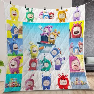 Oddbods Quilt Gift For Family On Christmas Black Friday