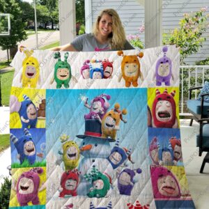 Oddbods Quilt Gift For Family On Christmas Black Friday Cyber Monday