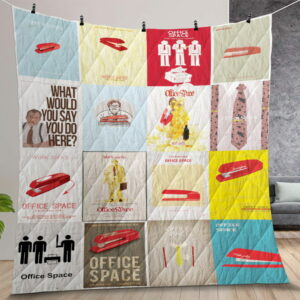Office Space Quilt Gift For Christmas Birthday Thanksgiving Version 1
