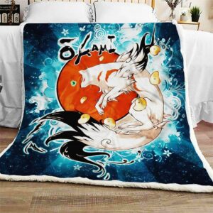 Okami Fleece Quilt Gift Ideas For Fans on Christmas