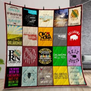 Oklahoma Quilt Gift For Christmas Birthday Thanksgiving 01