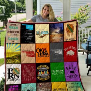 Oklahoma Quilt Gift For Christmas Black Friday Thanksgiving