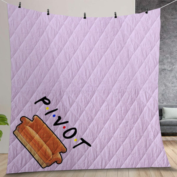 PIVOT Quilt Gift For Christmas Birthday Thanksgiving