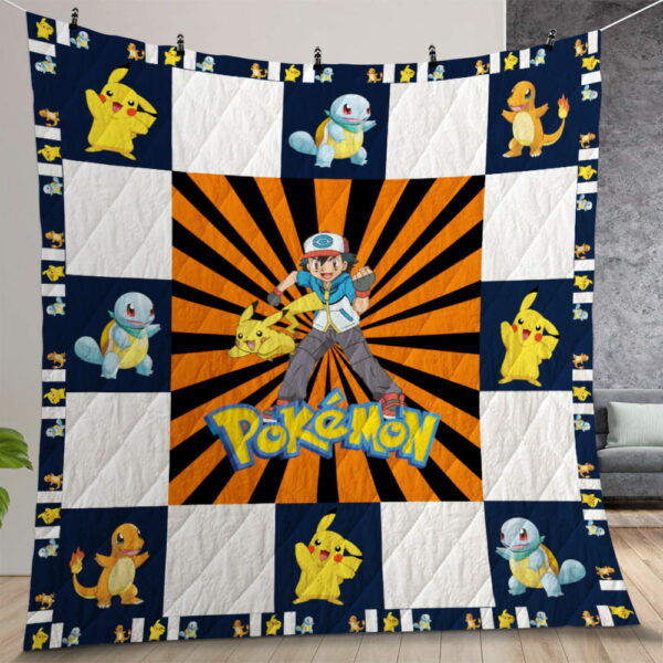 POKeMON Quilt Gift For Christmas Birthday Thanksgiving Version 2