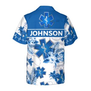 Paramedic Name Custom Custom Hawaiian Shirt 2