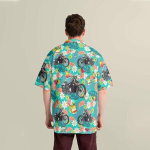 Party in Paradise Motorcycle Hawaiian Shirt 4
