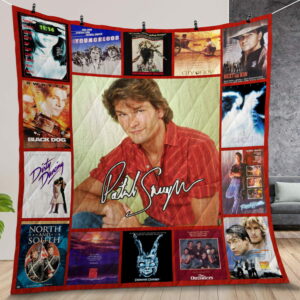 Patrick Swayze Quilt Gift For Christmas Birthday Halloween