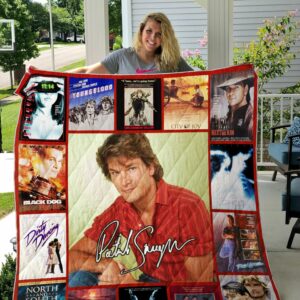 Patrick Swayze Quilt Gift For Family On Christmas Black Friday Cyber Monday