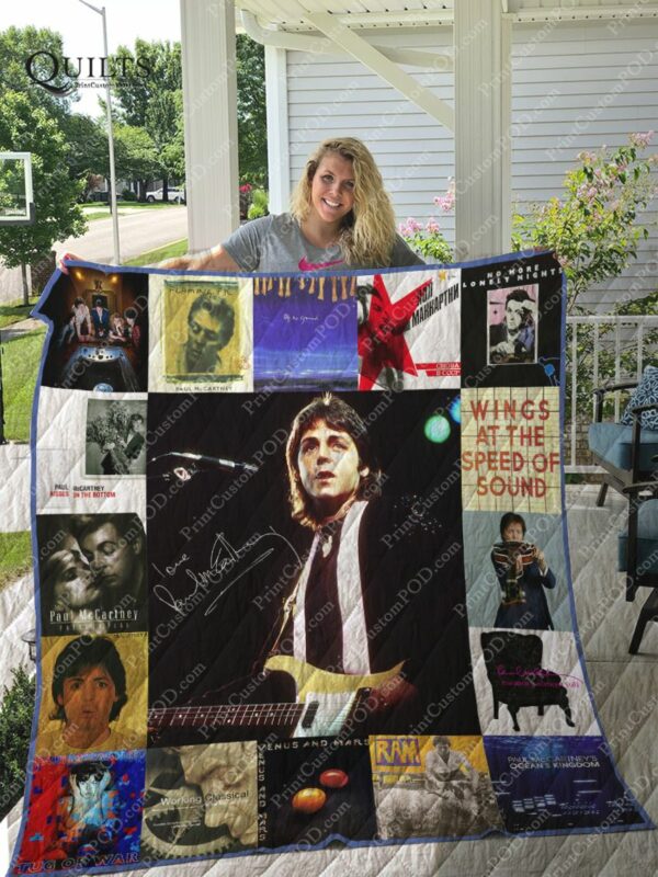 Paul Mccartney Quilt Gift For Christmas Black Friday Thanksgiving