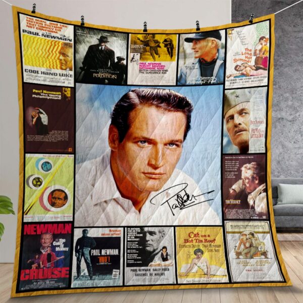 Paul Newman Quilt Gift For Christmas Birthday Thanksgiving