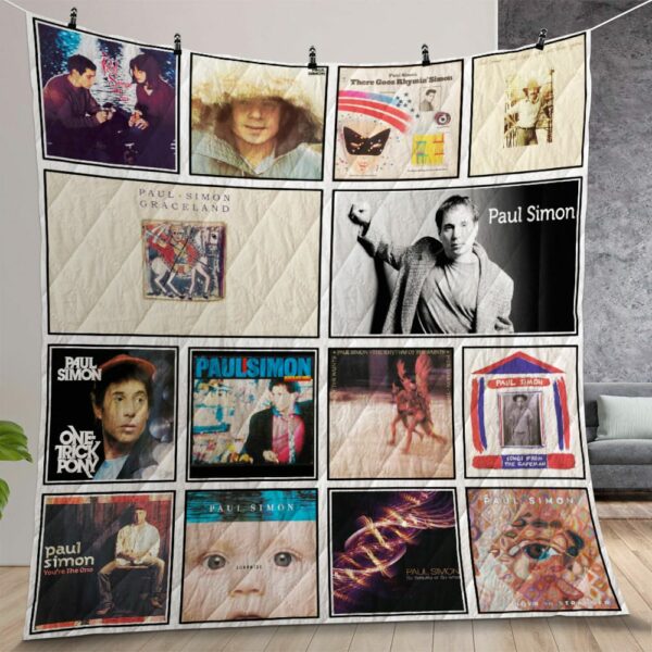 Paul Simon Album Covers Quilt Gift For Christmas Birthday Thanksgiving