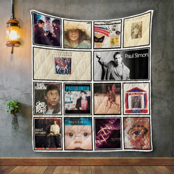 Paul Simon Album Covers Quilt Gift Ideas For Fans on Christmas