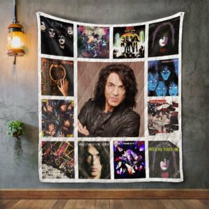 Paul Stanley Album Covers Quilt Gift For Christmas Black Friday Thanksgiving