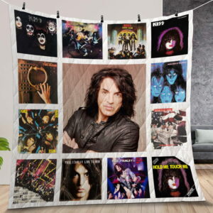 Paul Stanley Album Covers Quilt Gift For Fans Christmas Black Friday