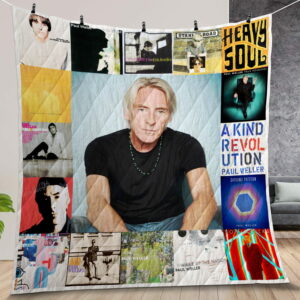 Paul Weller Album Covers Quilt Gift For Christmas Birthday Halloween