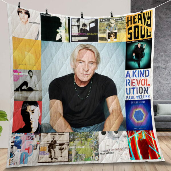 Paul Weller Album Covers Quilt Gift For Christmas Black Friday Thanksgiving