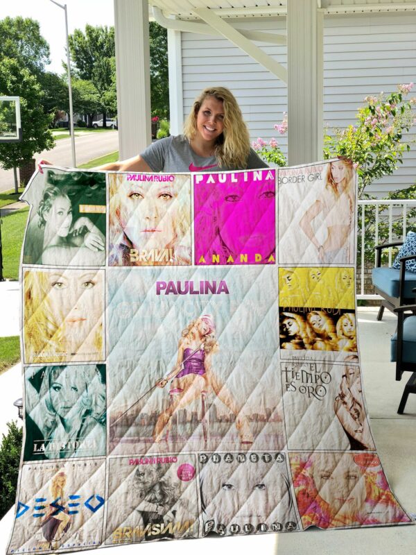 Paulina Rubio Quilt Gift For Family On Christmas Black Friday Cyber Monday