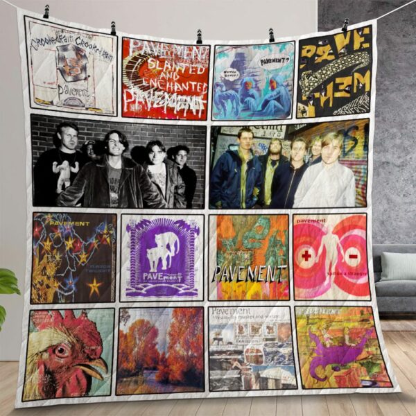 Pavement Album Covers Quilt Gift For Christmas Birthday Thanksgiving