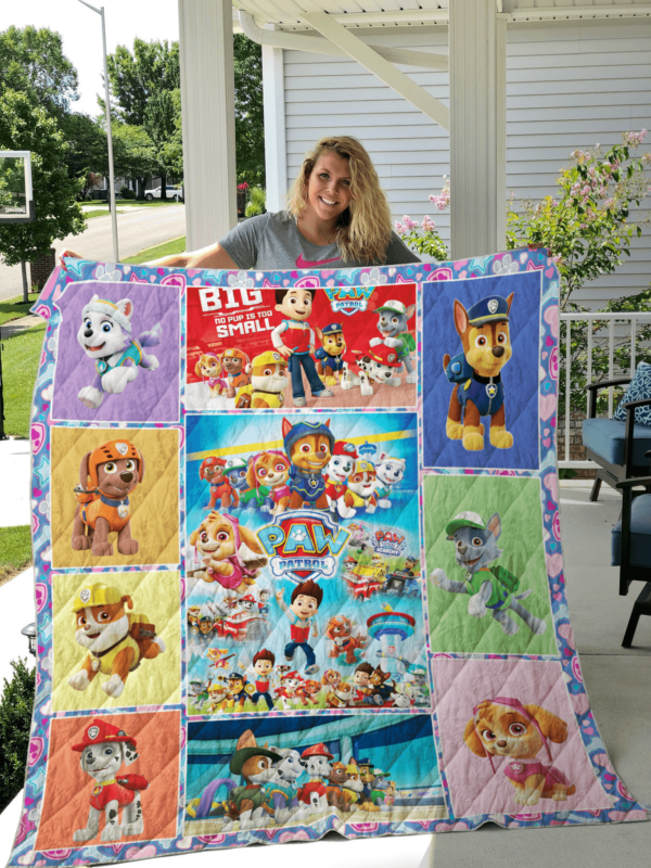 Paw Patrol Quilt Gift Ideas For Fans on Christmas