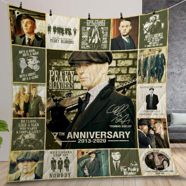 Peaky Blinders Quilt Gift For Christmas Birthday Thanksgiving Version 2