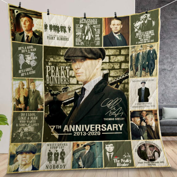 Peaky Blinders Quilt Gift For Family On Christmas Black Friday