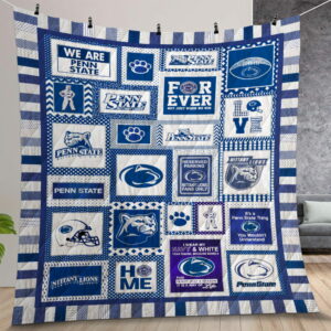 Penn State Nittany Lions 3 Quilt Gift For Christmas Birthday Thanksgiving