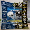 Penn State Nittany Lions And Pittsburgh Steelers Quilt Gift For Christmas Birthday Thanksgiving