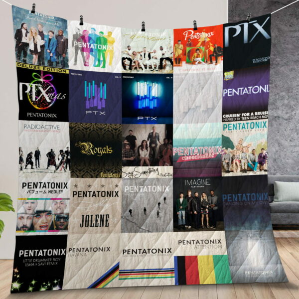 Pentatonix Album Covers Quilt Gift For Christmas Birthday Halloween