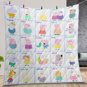 Peppa Pig Quilt Gift For Christmas Birthday Halloween