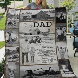 Personalized Farmer To My Dad From Daughter I Will Always Be Your Little Girl Fathers Day Gift For Family On Christmas Black Friday Black Friday