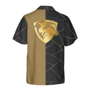 Personalized Golden Lines Golf Custom Hawaiian Shirt 2