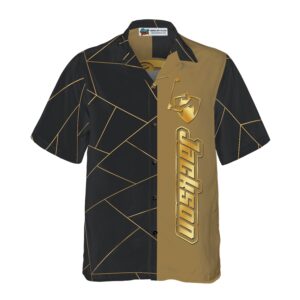 Personalized Golden Lines Golf Custom Hawaiian Shirt 3