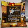Personalized Lineman To My Wife From Husband You Are My Sunshine Quilt Gift For Christmas Thanksgiving Wedding Valentines Day