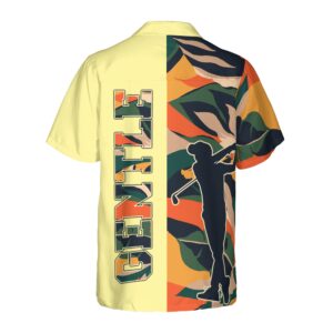 Personalized Modern Exotic Jungle Gentle Golf Custom Hawaiian Shirt 2