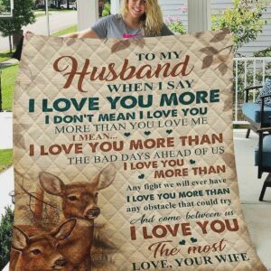 Personalized Reindeer To My Husband From Wife I Love You The Most Great Customized Gift For Family On Christmas Black Friday Black Friday