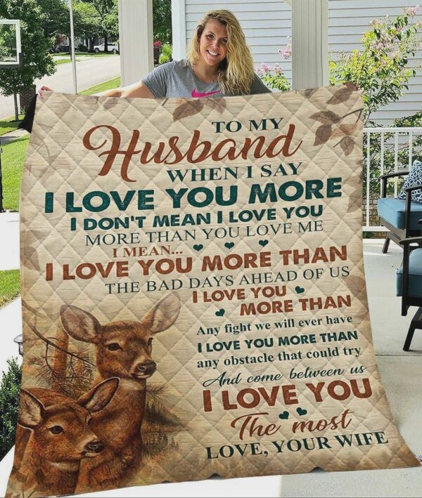 Personalized Reindeer To My Husband From Wife I Love You The Most Great Customized Gift For Family On Christmas Black Friday Black Friday