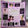 Personalized To My Black Girl Quilt Gift For Christmas Birthday Thanksgiving