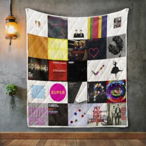 Pet Shop Boys Album Covers Quilt Gift For Fans Christmas Black Friday Black Friday