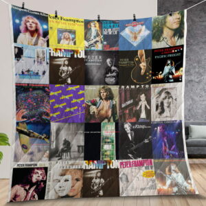 Peter Frampton Albums Quilt Gift For Family On Christmas Black Friday