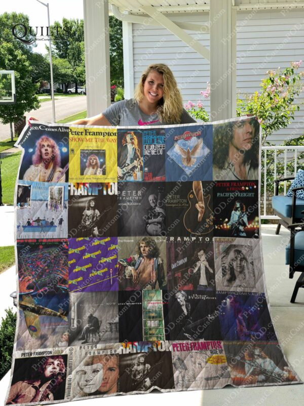 Peter Frampton Albums Quilt Gift For Family On Christmas Black Friday Cyber Monday