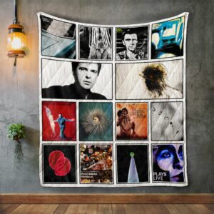 Peter Gabriel Album Covers Quilt Gift For Christmas Black Friday Thanksgiving