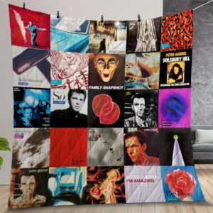 Peter Gabriel Albums Quilt Gift For Christmas Birthday Thanksgiving