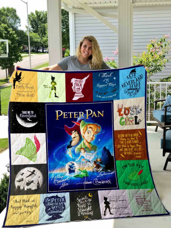 Peter Pan Quilt For Birthday Christmas