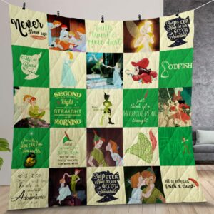 Peter Pan Quilt Gift For Christmas Birthday Halloween