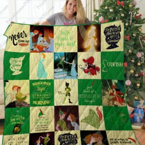 Peter Pan Quilt Gift For Fans Christmas Black Friday Black Friday