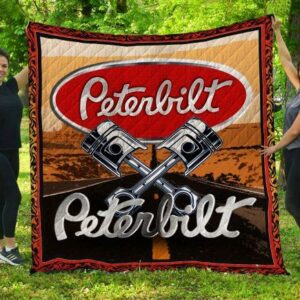 Peterbilt Quilt For Birthday Christmas